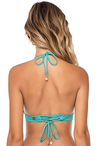 Image of Swim Systems Women's Standard Lovebirds Halter Bikini Top Swimsuit
