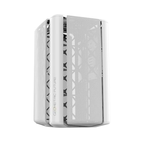 Amazon | GEOMETRIC FUTURE ミニタワーPCケース Model 2 THE ARK WHITE