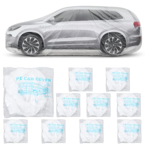 Molain 4 Pack Waterproof Disposable Car Covers