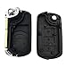 3 Buttons Flip Auto Key Case Fob Styling Shell Cover for Range Rover Sport Land Rover Discovery LR3 Keyless Entry Remote Car Key Fob Cover