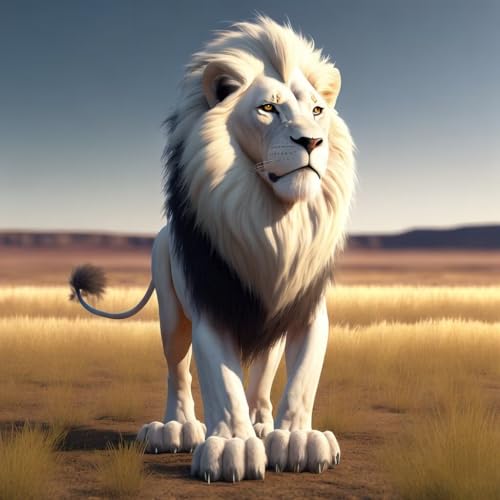 Diamond Painting Lion 5D DIY kit complet strass cristal 65x65cm