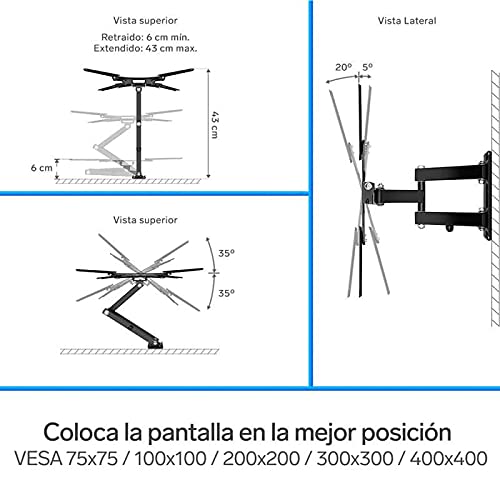 La mejor comparación de soporte para tv - solo los mejores. 9 soporte para tv steren marca STEREN (3)