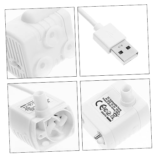 Bomba de fuente de agua para gato con alimentación USB miniatura 3