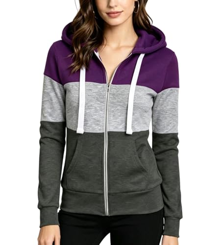 Sweat à capuche femme lilas XXL idéal pour vos séances de sport et détente