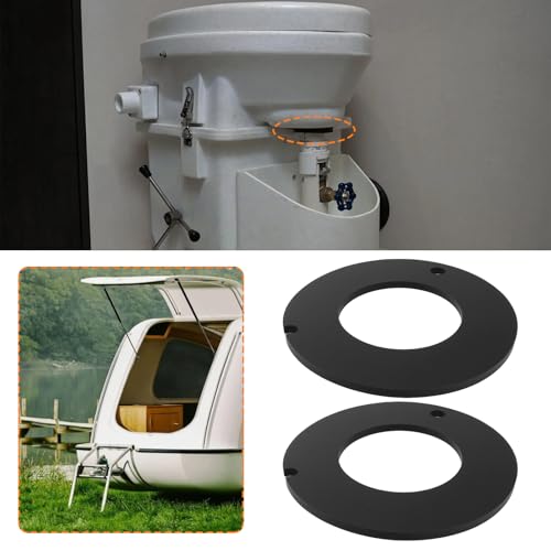 Image of 4pcs RV Toilet Rubber Seal Replacement Part 385311462+385316140 Compatible with Sealand Compatible with VacuFlush