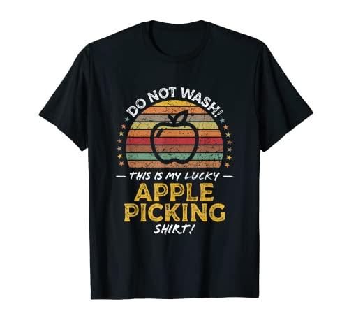 Funny Apple Picker, Picking Season Orchard Quote Graphic T-Shirt