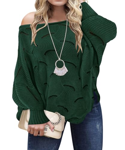 Image of RITERA Women Plus Size Soft-Touch Sweaters Casual Lightweight Crewneck Soft Knit Oversized Pullover Loose Fit Fall Jumper Top