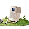 [Sound by JBL & Built-in Battery] Yaber T2 Outdoor Projector with WiFi 6 and Bluetooth, Native 1080P Smart Movie Portable Projector for Inside and Outside, Compatible with TV Dongle (Not included)