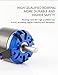 Hobbyhh RC Brushless Motor,5055-400KV 1420W High Efficiency Motor with 4.0mm Banana Plug for RC Aircraft Plane Upgrade Parts