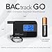 BACtrack Go Keychain Breathalyzer (Black) | Ultra-Portable Pocket Keyring Alcohol Tester for Personal Use