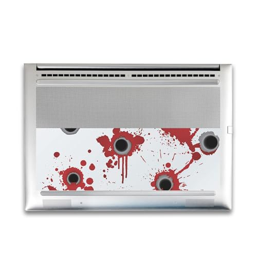 Image of Gaming Skin Compatible with HP Envy x360 16 inch (2023) - Bullet Holes - Premium 3M Vinyl Protective Wrap Decal Cover - Easy to Apply | Crafted in The USA by MightySkins