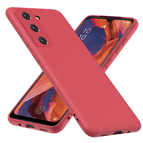 PNEWQNE Galaxy S21 ケース 柔軟TPU液体シリコン保護ケース 耐衝撃 薄型 すり傷防止 SC-51B au SCG09 ケース レンズ保護 軽量 脱着簡単 サムスン ギャラクシー s21 ケース 落下防止 スクラッチ防止 滑り防止 ストラ