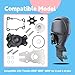63D-W0078-01-00 63D-44311-00-00 Water Pump Impeller Kit with Housing Compatible with Yamaha 40 50 60 HP for 2 or 4 Stroke Outboard for Sierra 18-3415 18-3434 Replace 63D-W0078-00-00 63D-W0078-0A-00