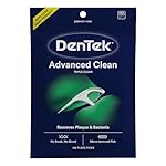 DenTek Triple Clean Advanced Clean Floss Picks, No Break & No Shred Floss, 150 Count, (Packaging May Vary)
