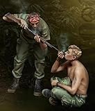 1/35 Vietnam War US Soldier Resin Figure Kit Miniature Resin Model Kit //5L7-2 (unassembled and unpainted) (2 Persons )