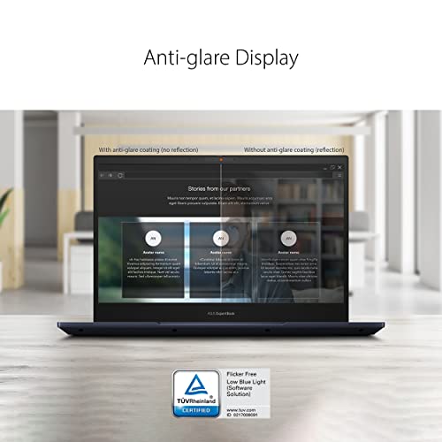 Image of ASUS ExpertBook B5 Thin & Light Flip Business Laptop, 14 inch FHD, Intel Core i7-1260P, 1TB SSD, 16GB DDR5 RAM, All Day Battery, NumberPad, Win 11 Pro (Renewed)