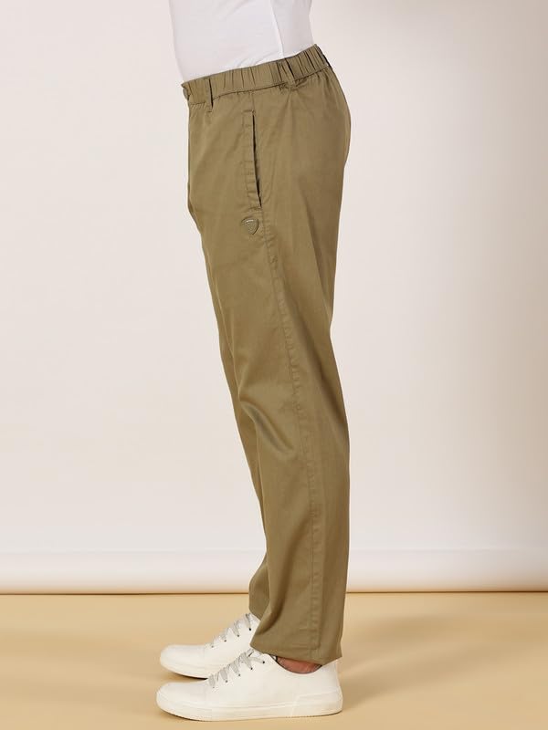 Image of BEEVEE Solid Lounge Wear Bottoms for Men