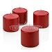 4 Red Apple Cinnamon Scented Pillar Candle 3 Inch Tall X 3 Inch Wide