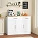 Shintenchi 3 Doors Farmhouse Sideboard Buffet Cabinet,42