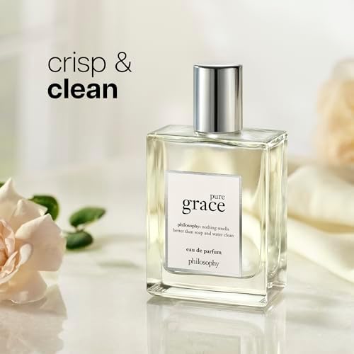 philosophy amazing grace perfume trio gift set- clean & floral women's perfume - with notes of bergamot, muguet & musk - long lasting fragrance - 3