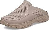 Skechers mens Cali Gear Mule, Taupe, 8 US