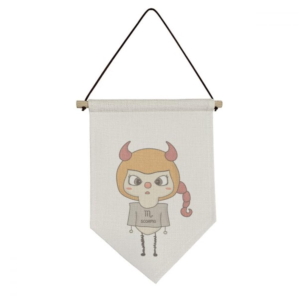 Bannière en toile Scorpion Constellation Luck Tendency cadeau idéal astro