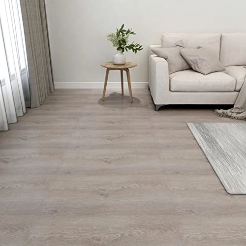 LAPOOH Tarimas Autoadhesivas 20 Unidades PVC 1,86 m² Gris Taupe, Suelo Autoadhesivo, Parquet Laminado para Suelo, Suelo Click, Suelos Adhesivos, Lamina De PVC, Suelo Adesivo Interior
