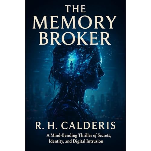 The Memory Broker Audiolibro Por R.H. Calderis arte de portada