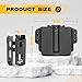 Kydex Magazine Holder,Forcenter OWB Double Magazine Pouch,Universal Magazine Holster for Glock/S&W/Ruger/Sig Sauer/Taurus/H&K/Springfield/CZ/1911 Mags
