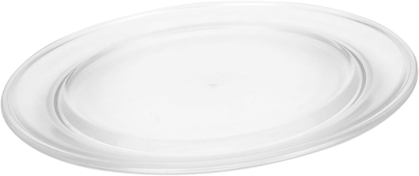ABOOFAN Microwave Glass Plate Heat Resistant Tray for Microwave Oven and Easy to Clean Microwave Accessory Replacement Microwave Turntable for Use