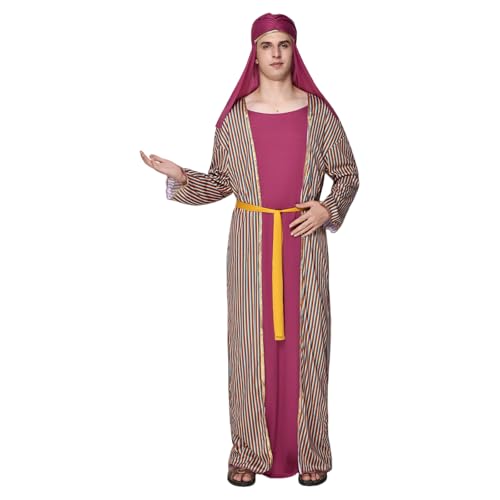 Costume des 3 sages pour adultes EraSpooky : tenue de roi mage pour homme