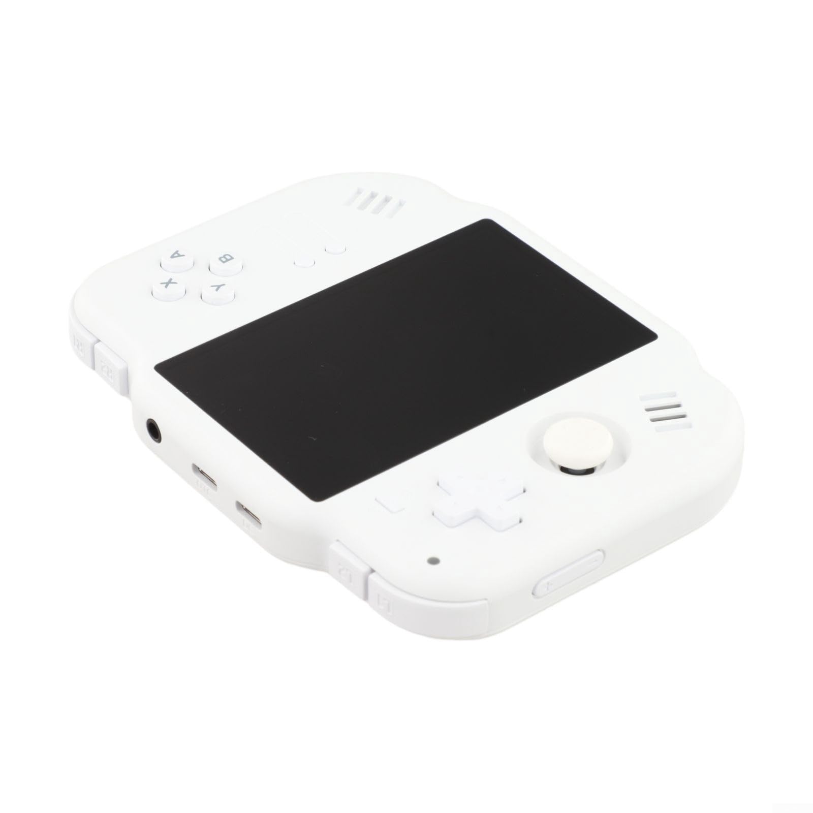 Mini 40 dispositivo di gioco portatile con touch screen da 4,0 pollici, supporto emulatore retrò, per doppio sistema, scheda TF da 2 GB e 64 G (bianco)