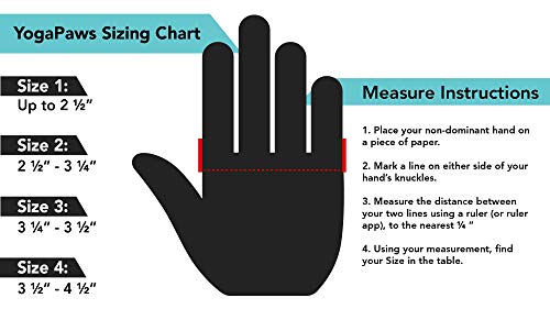 image for YogaPaws SkinThin Non Slip Grip Gloves for Women and Men, Hand Support