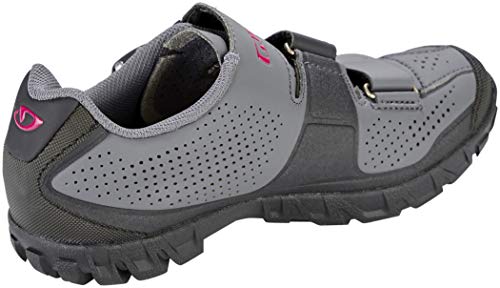 Image of Giro Terradura Women's Mountain Bike Shoe, Dark Shadow /Berry, US 8.5 / EU 40