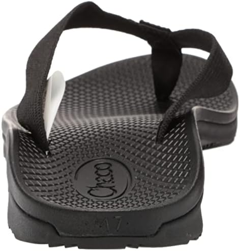 Chaco Men's Classic FLIP Flop, Solid Black, 8 | Image 2