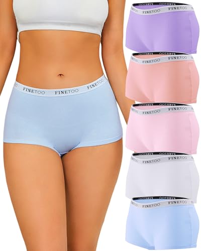 Catálogo de Braguitas y culottes para Mujer disponible en línea para comprar. 47 FINETOO - Calzoncillos tipo calzones de algodón para mujer, cobertura completa, paquete de 5, D-5pack, M