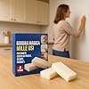 Set 4 Pezzi Spugna Magica Multiuso – Gomma Magica per Pareti, Carta da Parati, Scarpe, Parquet, Piastrelle – Pulizia Senza Detergenti, Efficace su Macchie e Aloni
