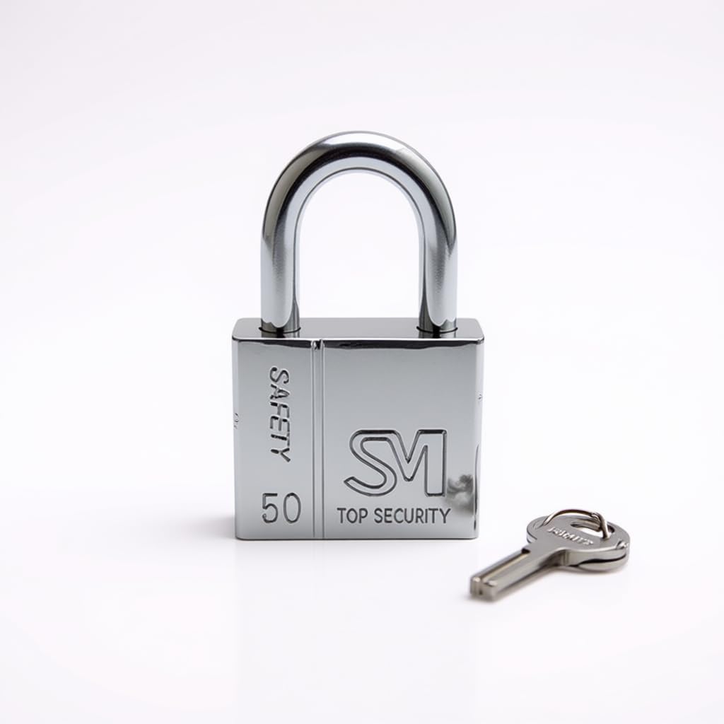 Factory Strength Square Blade Padlock | Imitation Stainless Steel 30mm - 70mm | Single Key or Four Key Configurations | Custom Laser Engraving Options-image-26