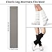 Clothirily Leg Warmers - Fashion Knit Neon Leg Warmers for Women 80s Sports Party Yoga Accessories 3 Pairs, Black & White & Grey