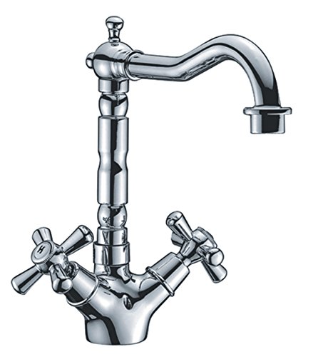 Lavabo mitigeur de cuisine en laiton chrome' me'langeur