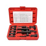 Wjelet Bearing Puller Bearing Separator Kit,10 Pcs Blind Bearing Puller Set Motorcycle Wheel Bearing Removal Tool with Slide Hammer Puller Set and Bearing Press