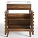 Modway Render Mid-Century Bathroom Vanity With Sink in Walnut White,24 Inch