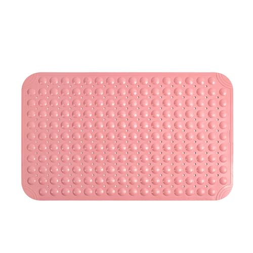 お風呂マット 厚さ1cm 滑り止めマット 浴室 介護用 80x120CM 吸盤 排水穴つき 転倒防止 シャワーマット 洗い場 無臭防滑 TPR 柔らかい 老化防止 防カビ 洗える 浴室 洗面所 脱衣所 バスルーム