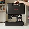 SINGER Black Universal Hard Carrying Case for Sewing Machine, Compatible with Most Standard Free-Arm Portable Sewing Machines, Non-Slip Inner Tray, Convenience & Sturdy protection for Easy Storage