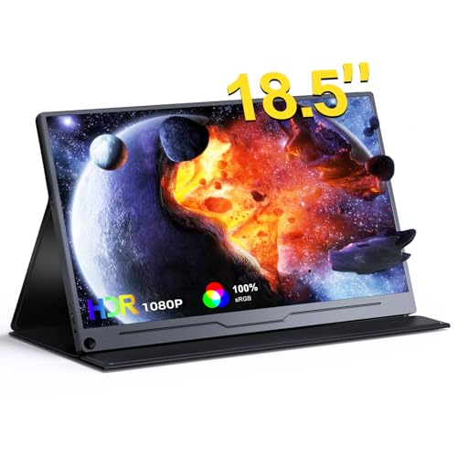 モバイルモニター 18.5インチ FHD 非光沢 60Hz スリムモデル BK 51FuuFQ5uyL.jpg