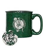 Rico Industries NBA Basketball Boston Celtics 12oz Laser Engraved Campfire Mug