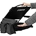 STONESAM Stadium Seat with Adjustable Back Support, bleacher Chair with armrest Cup Holders & Carry Strap (1, Black, L)