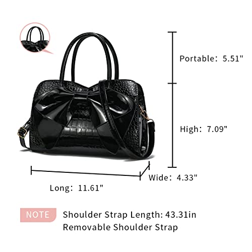 Image of JHVYF Women Tote bag Satchel Purses and Handbags for Women Shoulder Bags Bow Purse