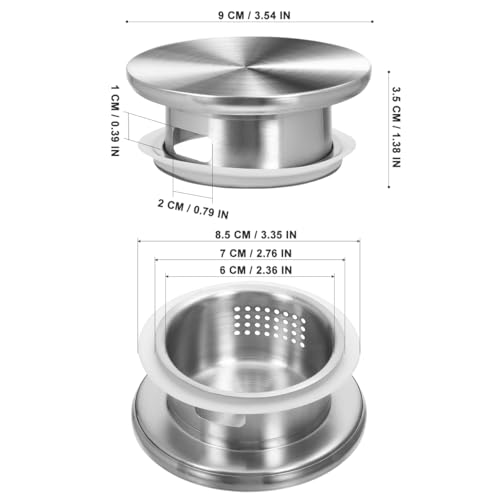 Image of Housoutil Cold Water Jug Lid Replacement with Dual Pour Spouts Universal Kitchen Jug Cover 3.54 Inch Sealing Cap for Glass Water Pitchers and Kettles