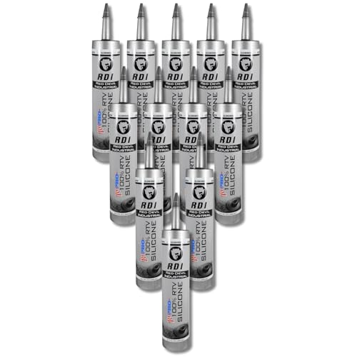 Red Devil 08165I RD PRO Industrial Grade RTV 100% Silicone Sealant